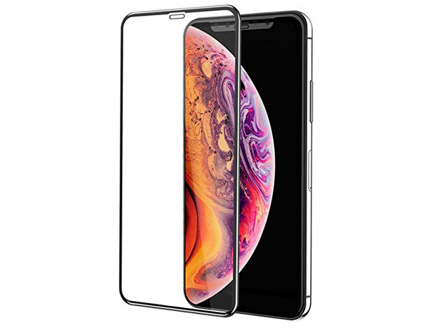 Защитное стекло Devia Van Full Screen Glass для Apple iPhone XS (черное)