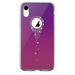 Чехол Comma Crystal Angel Tears для Apple iPhone XR (фиолетовый, гелевый)