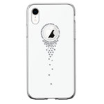 Чехол Comma Crystal Angel Tears для Apple iPhone XR (белый, гелевый)