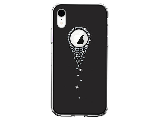 Чехол Comma Crystal Angel Tears для Apple iPhone XR (черный, гелевый)