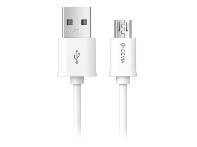 USB-кабель Devia Smart Cable универсальный (microUSB, 2 метра, белый)