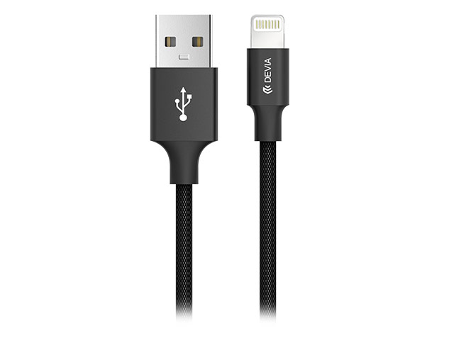 USB-кабель Devia Pheez Cable универсальный (Lightning, 1 метр, черный)