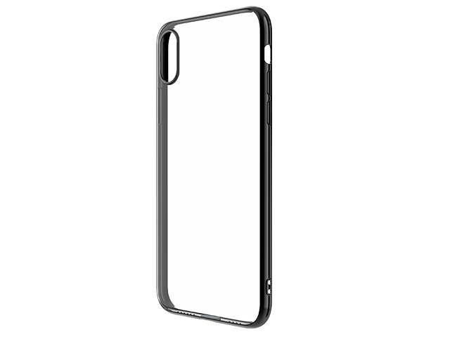 Чехол Devia Glitter Soft case для Apple iPhone XR (черный, гелевый)