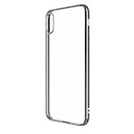 Чехол Devia Glitter Soft case для Apple iPhone XR (серебристый, гелевый)