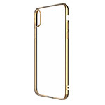 Чехол Devia Glitter Soft case для Apple iPhone XS max (золотистый, гелевый)