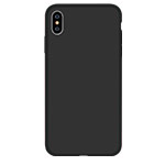 Чехол Devia Nature case для Apple iPhone XS (черный, силиконовый)