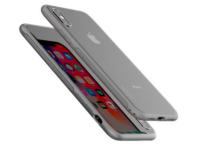 Чехол Devia Yosung Case для Apple iPhone XS (черный, гелевый/стеклянный)