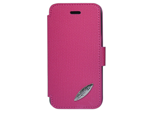 Чехол Discovery Buy Fence Style Case для Apple iPhone 5 (розовый, кожанный)