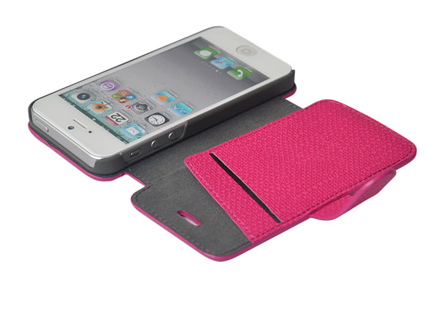 Чехол Discovery Buy Fence Style Case для Apple iPhone 5 (розовый, кожанный)