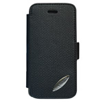 Чехол Discovery Buy Fence Style Case для Apple iPhone 5 (черный, кожанный)