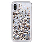 Чехол Comma Pattern case для Apple iPhone XS (золотистый, гелевый)