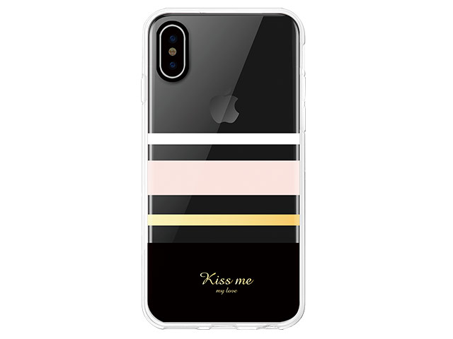 Чехол Comma Concise case для Apple iPhone XS max (черный, гелевый)