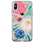 Чехол Comma Crystal Flowers для Apple iPhone XS (Butterfly Black, гелевый)