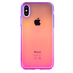 Чехол Devia Aurora case для Apple iPhone XS (розовый, пластиковый)