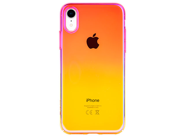 Чехол Devia Aurora case для Apple iPhone XR (оранжевый, пластиковый)