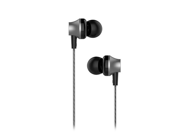 Наушники Devia Metal In-Ear Headphones (черные, пульт/микрофон, 20-20000 Гц)