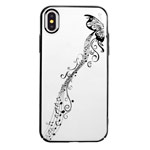 Чехол Devia Crystal Papillon для Apple iPhone XS (черный, пластиковый)