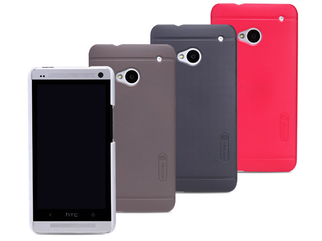 Чехол Nillkin Hard case для HTC One dual sim 802t (темно-коричневый, пластиковый)