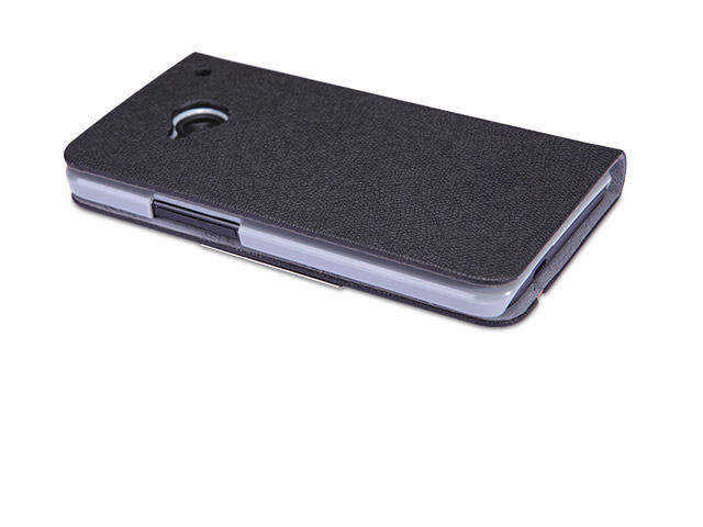 Чехол Nillkin Simplicity leather case для HTC One dual sim 802t (черный, кожанный)
