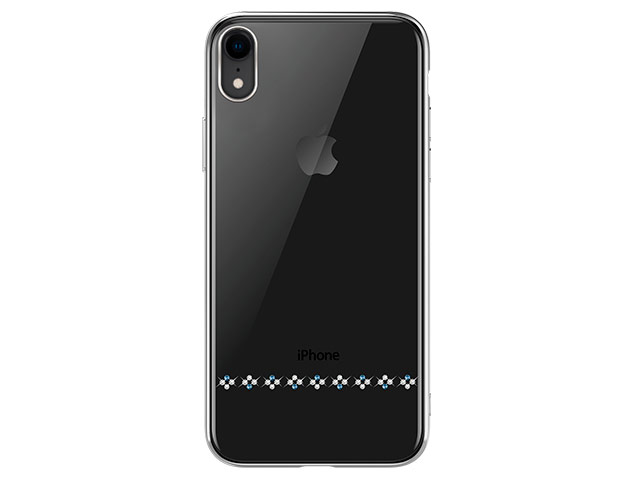 Чехол Devia Crystal Love для Apple iPhone XR (серебристый, пластиковый)