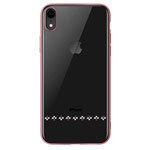 Чехол Devia Crystal Love для Apple iPhone XR (розово-золотистый, пластиковый)