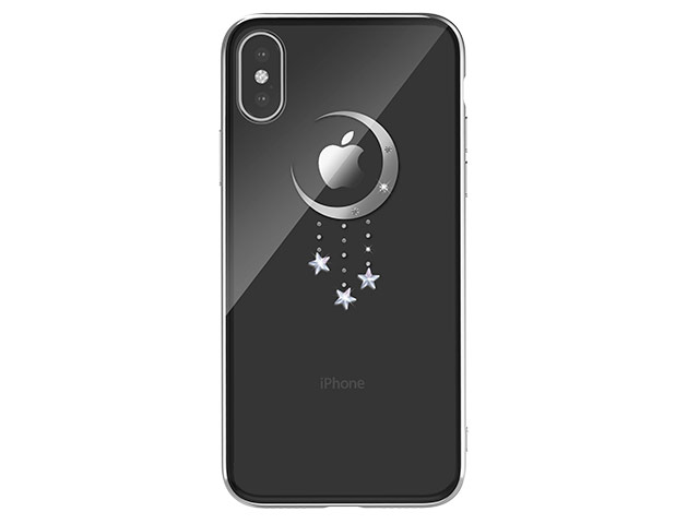 Чехол Devia Crystal Meteor для Apple iPhone XS (серебристый, пластиковый)