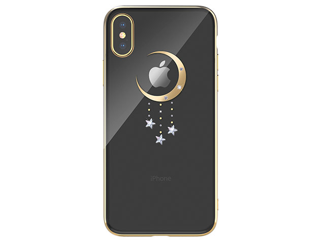 Чехол Devia Crystal Meteor для Apple iPhone XS (золотистый, пластиковый)