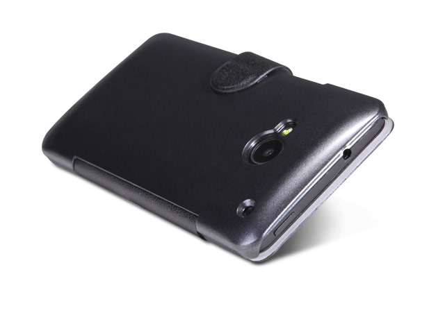 Чехол Nillkin Side leather case для HTC One dual sim 802t (черный, кожанный)