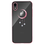 Чехол Devia Crystal Meteor для Apple iPhone XR (розово-золотистый, пластиковый)