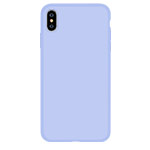 Чехол Devia Nature case для Apple iPhone XS (голубой, силиконовый)
