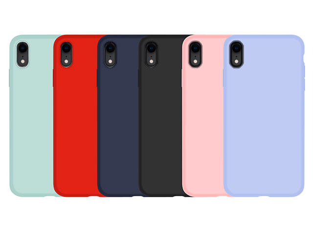 Чехол Devia Nature case для Apple iPhone XR (черный, силиконовый)