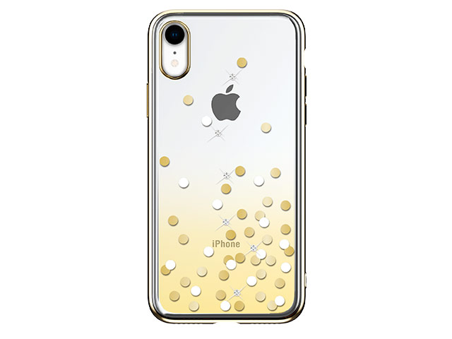 Чехол Devia Crystal Polka для Apple iPhone XR (желтый, пластиковый)