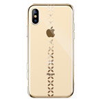 Чехол Devia Crystal Lucky Star для Apple iPhone XS (золотистый, пластиковый)