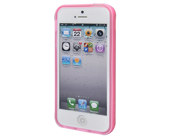 Чехол Discovery Buy Rainbow Bridge Protective Case для Apple iPhone 5 (розовый, пластиковый)