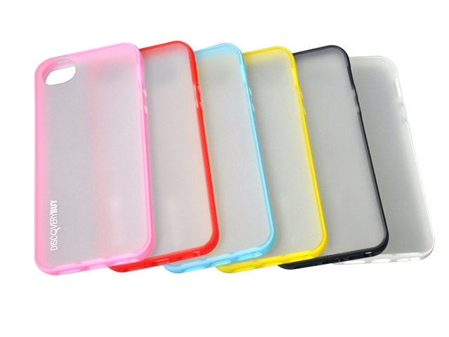 Чехол Discovery Buy Rainbow Bridge Protective Case для Apple iPhone 5 (розовый, пластиковый)