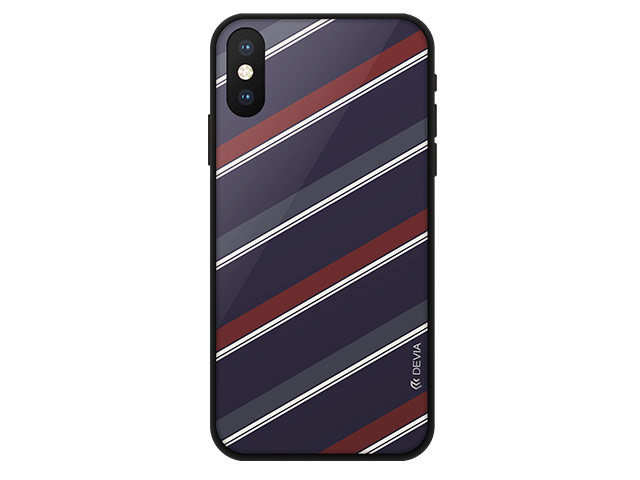 Чехол Devia Reno Case для Apple iPhone XS (красный, гелевый)