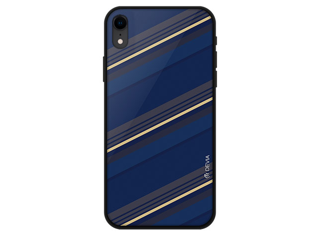 Чехол Devia Reno Case для Apple iPhone XR (синий, гелевый)