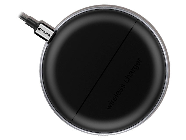 Беспроводное зарядное устройство Comma Kinyo Wireless Charger (Fast Charge, черное, стандарт QI)