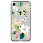 Чехол Comma Crystal Flowers для Apple iPhone XR (Butterfly White, гелевый)