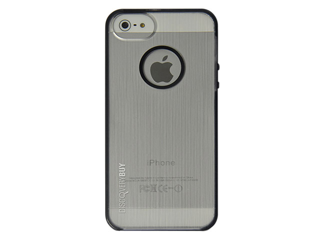 Чехол Discovery Buy Fashion City Case для Apple iPhone 5 (черный полупрозрачный, пластиковый)