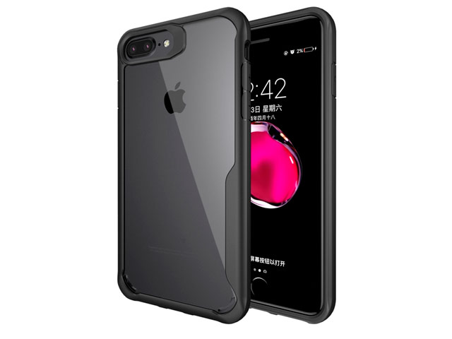 Чехол Yotrix Shield для Apple iPhone 7/8 plus (черный, гелевый)
