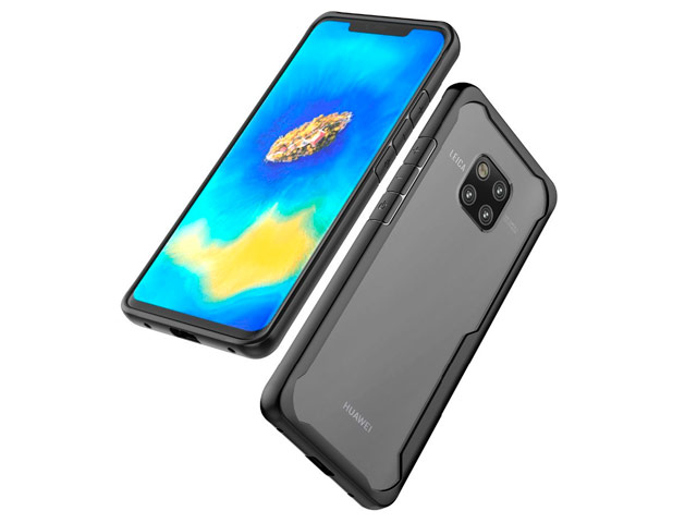 Чехол Yotrix Shield для Huawei Mate 20 pro (черный, гелевый)