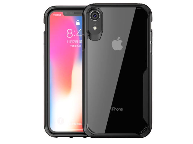 Чехол Yotrix Shield для Apple iPhone XR (черный, гелевый)