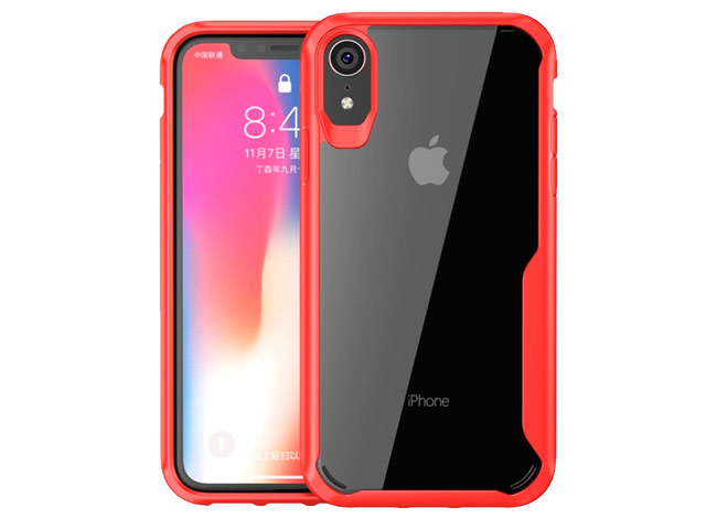 Чехол Yotrix Shield для Apple iPhone XR (красный, гелевый)