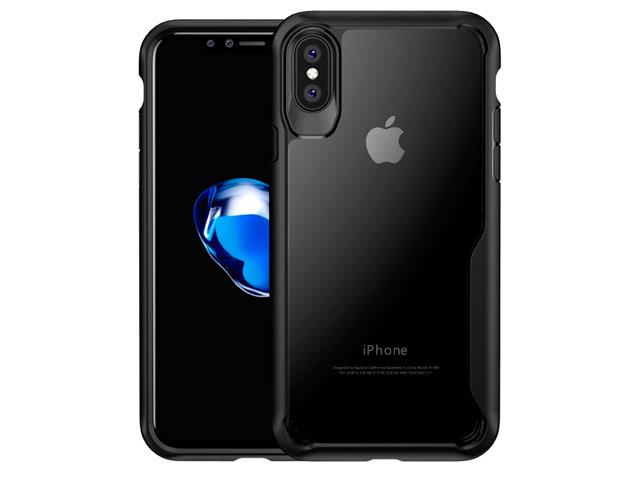 Чехол Yotrix Shield для Apple iPhone XS (черный, гелевый)