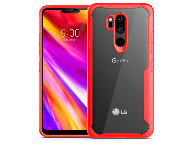 Чехол Yotrix Shield для LG G7 ThinQ (красный, гелевый)