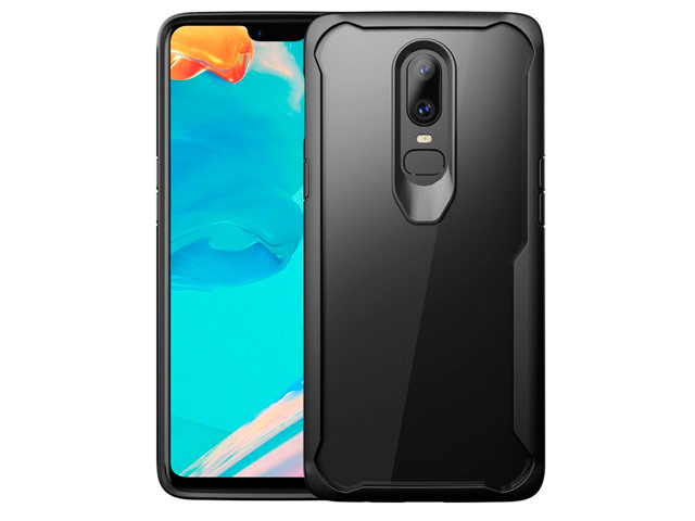 Чехол Yotrix Shield для OnePlus 6 (черный, гелевый)