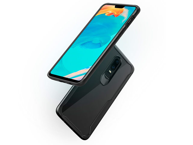 Чехол Yotrix Shield для OnePlus 6 (черный, гелевый)