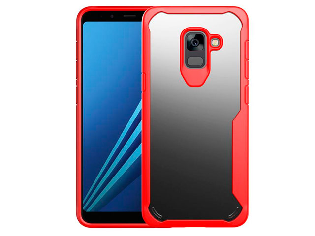 Чехол Yotrix Shield для Samsung Galaxy A6 2018 (красный, гелевый)