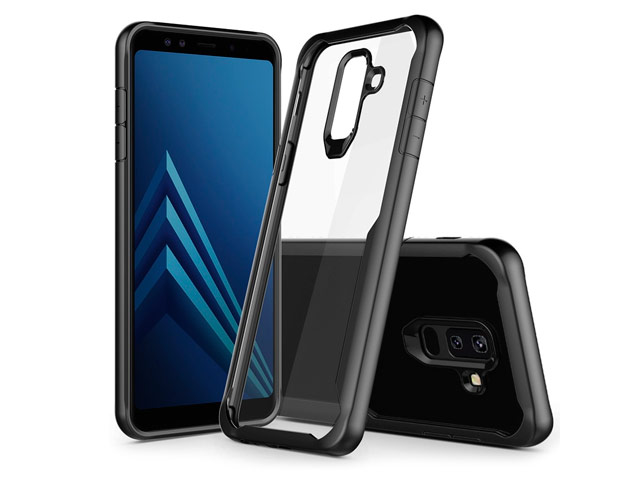 Чехол Yotrix Shield для Samsung Galaxy A6 plus 2018 (черный, гелевый)